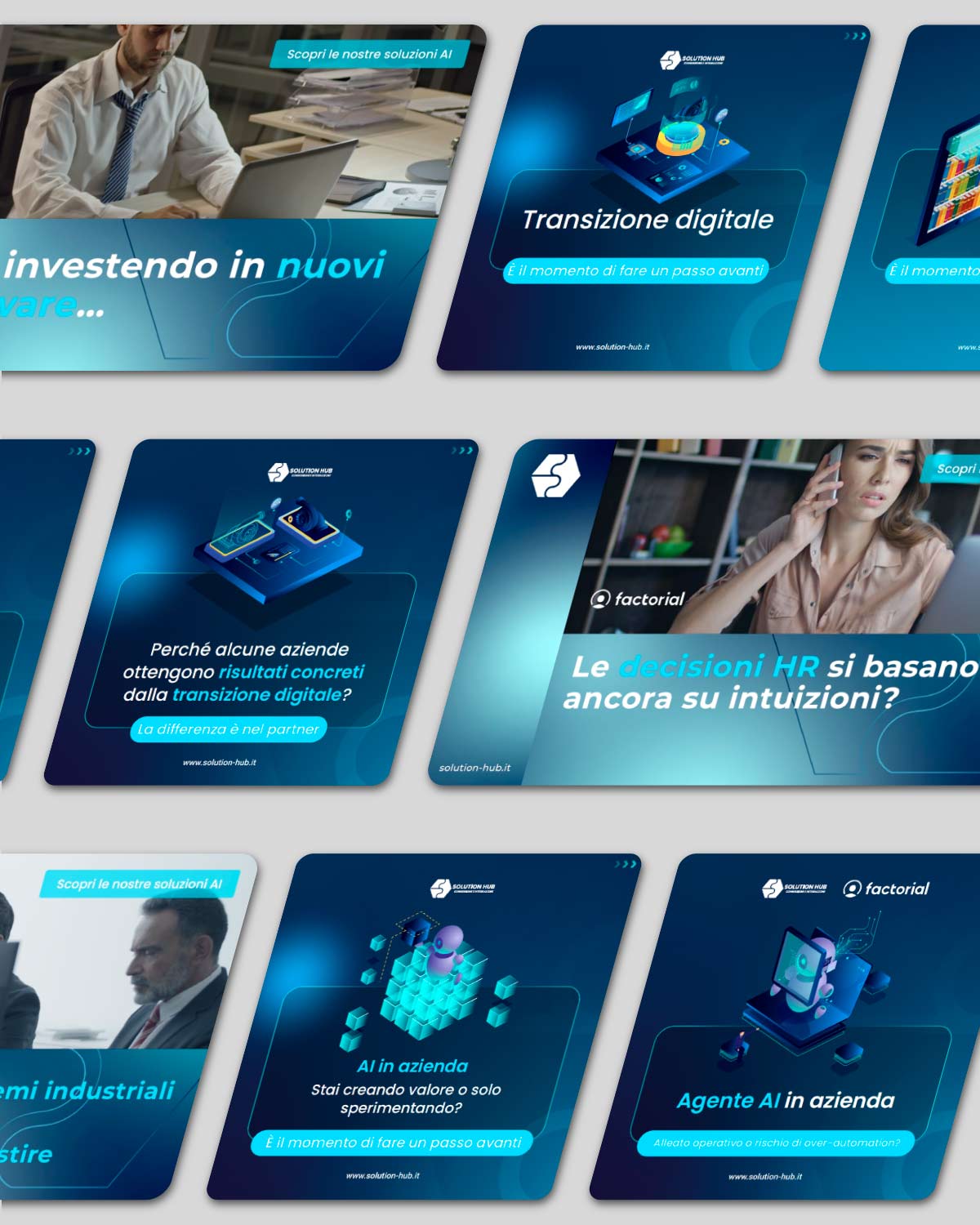 Presentazione servizi HR e comunicazione digitale attraverso un post LinkedIn professionale per aziende